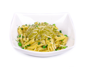 Italian pasta with pesto