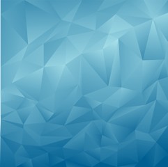 Blue abstract polygonal background