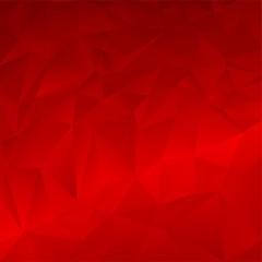 Red abstract polygonal background