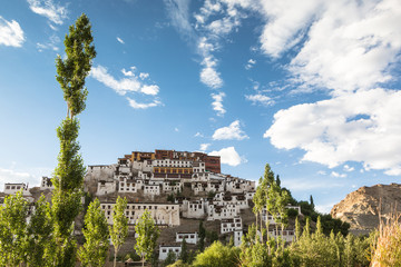 Thiksey Gompa  in Ladakh, India