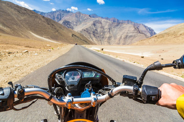 On the road in Ladakh, India