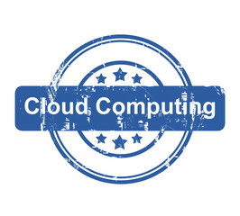 Cloud Computing business concept stamp