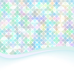 bright soft colorful geometrical background with swoosh wave