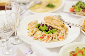 Meat Stuffed with Vegetables