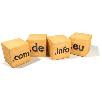 W&uuml;rfel mit Internetadressen