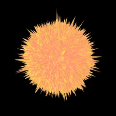 Fotobehang Zon - molecuul of ziektekiem © emieldelange