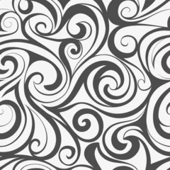 Wallpaper murals Grey Abstract seamless pattern
