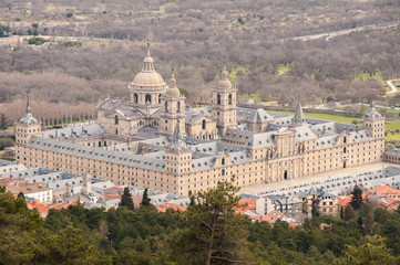Fototapeta na wymiar Royal Monastery of San Lorenzo de El Escorial, Madrid