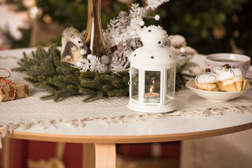 Christmas table setting