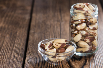 Portion of Brazil Nuts