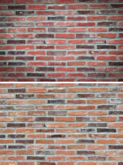 Fototapeta premium texture brick wall, set