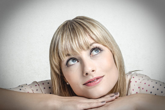 blonde woman