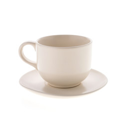 White coffee cup