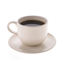 White coffee cup