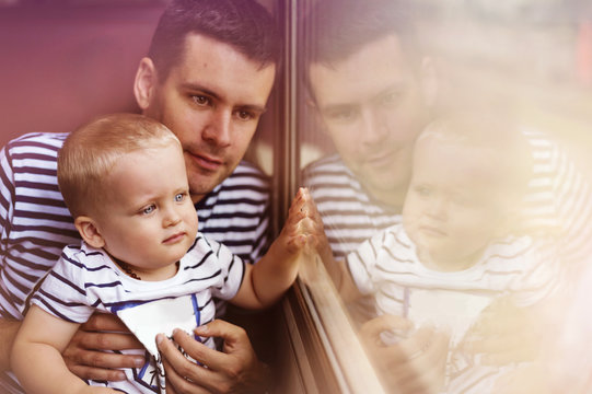 Family Travel In Train