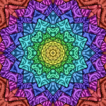Colored kaleidoscope