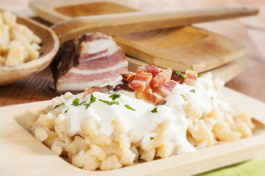 Bryndzove halusky.