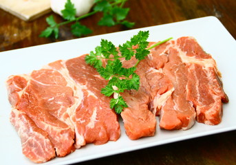 faux-filet,viande rouge crue