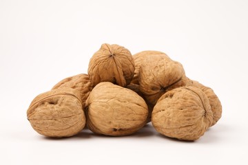 Walnüsse Seitliche Ansicht