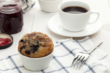 Breakfast with muffin