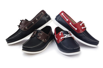 Male shoes isolated on white