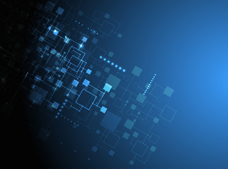 Abstract technology concept of business background.