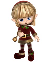 Cute Toon Christmas Elf