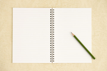 ノートと鉛筆
