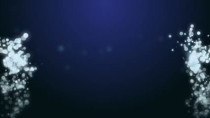 Animated bokeh background for intro or outro