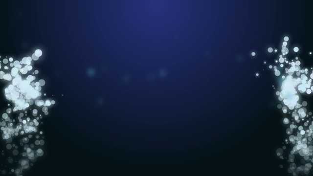 Animated bokeh background for intro or outro