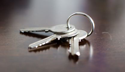 Keys on a table
