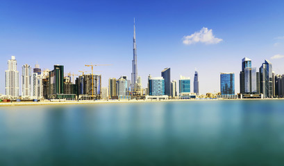 Naklejka premium Dubai Downtown