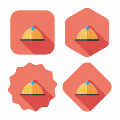 sweet jelly flat icon with long shadow,eps10