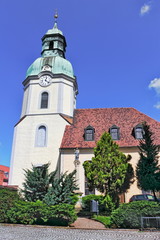 Fototapeta na wymiar Stadtkirche Ruhland