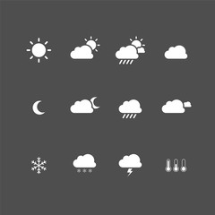 Obraz premium Weather Icons