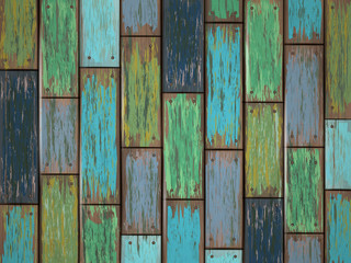 colorful retro wooden texture background