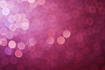 Defocused lights background pink color