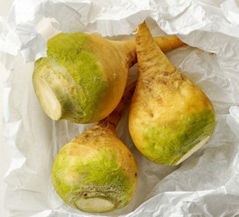 Fresh raw rutabaga