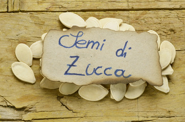 Semi di zucca Cucurbita Calabaza Pumpkin Expo Milano 2015