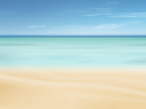 beautiful sand of beach scene background