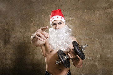 Santa pointing you for training after Christmas