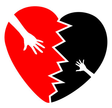 Broken Heart, symbol for the death of a child