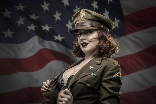 classic military pin up girls