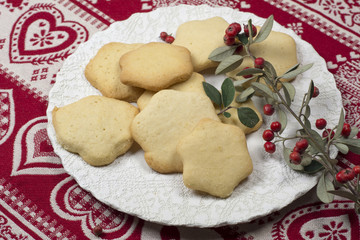 Ginger Christmas Cookies Stars