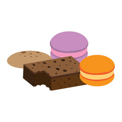 Delicious Dessert colorful - in vector