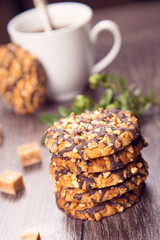 coffee with cookies