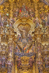 Seville - central part of main altar in El Salvador church