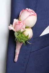 Hochzeitsschmuck des Bräutigams