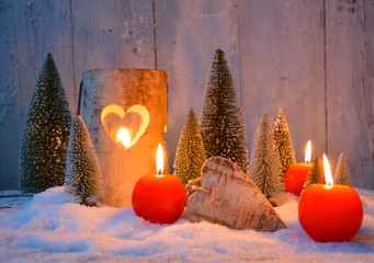 Weihnachtskarte - Laterne