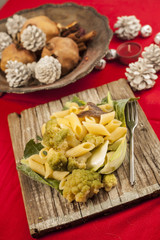 Pasta with cabbage and anchovies